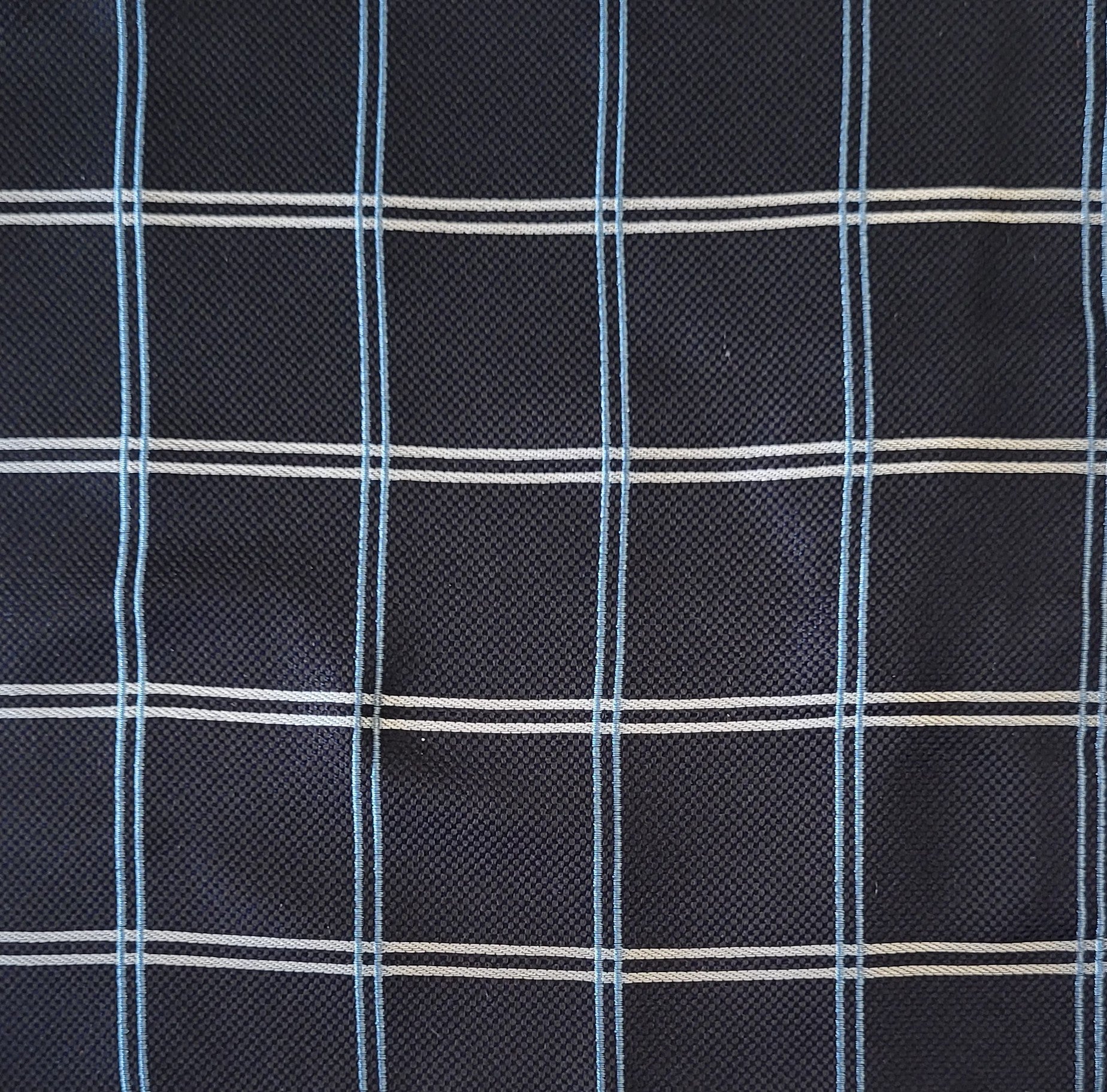 SALE One Varones Boys Check Navy & Blue Pocket Square