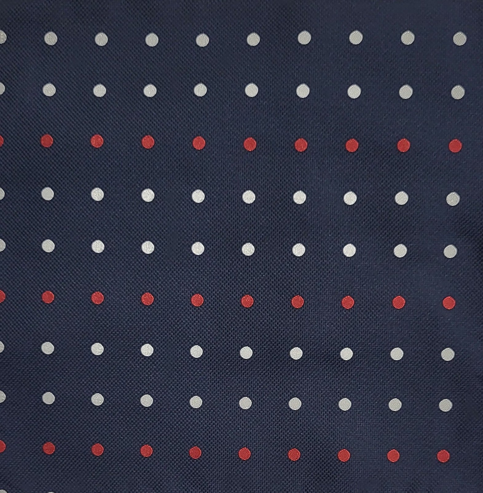 SALE One Varones Boys Navy Polka Dot Pocket Square
