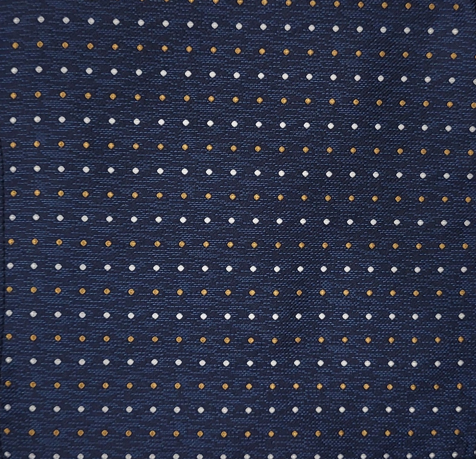 SALE One Varones Boys Navy Pocket Square With Spots