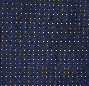SALE One Varones Boys Navy Pocket Square With Spots