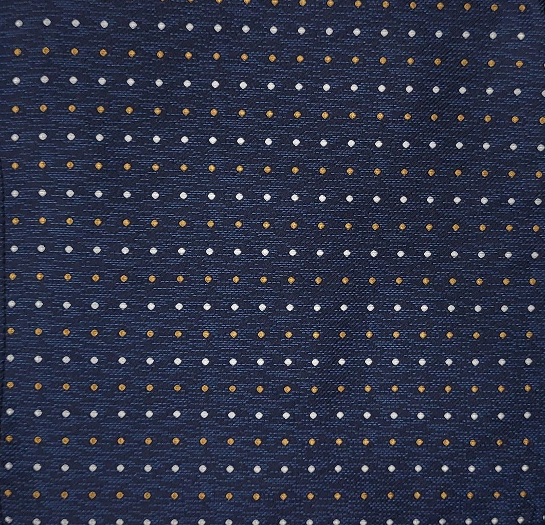 SALE One Varones Boys Navy Pocket Square With Spots
