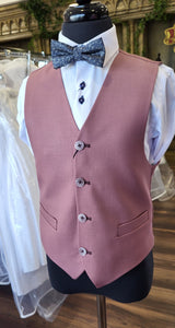 SALE 1880 Club Boys Salmon Waistcoat:- 132 55116 63