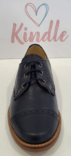 Load image into Gallery viewer, KINDLE Boys Shoes:- Navy Brogue
