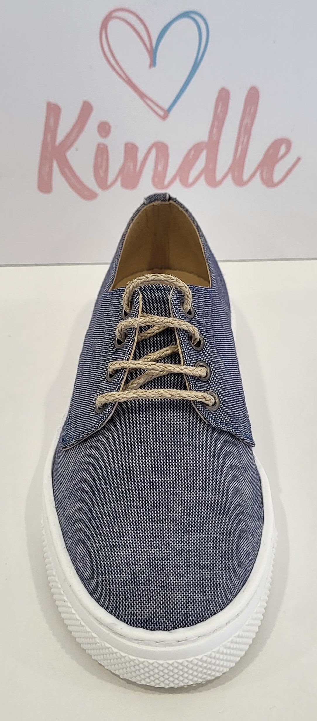 SALE KINDLE Boys Shoes:- Blue Lace Ups
