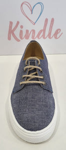 KINDLE Boys Shoes:- Blue Lace Ups