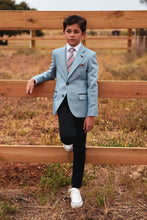 Load image into Gallery viewer, One Varones Boys Light Blue Blazer:- 10-0407070
