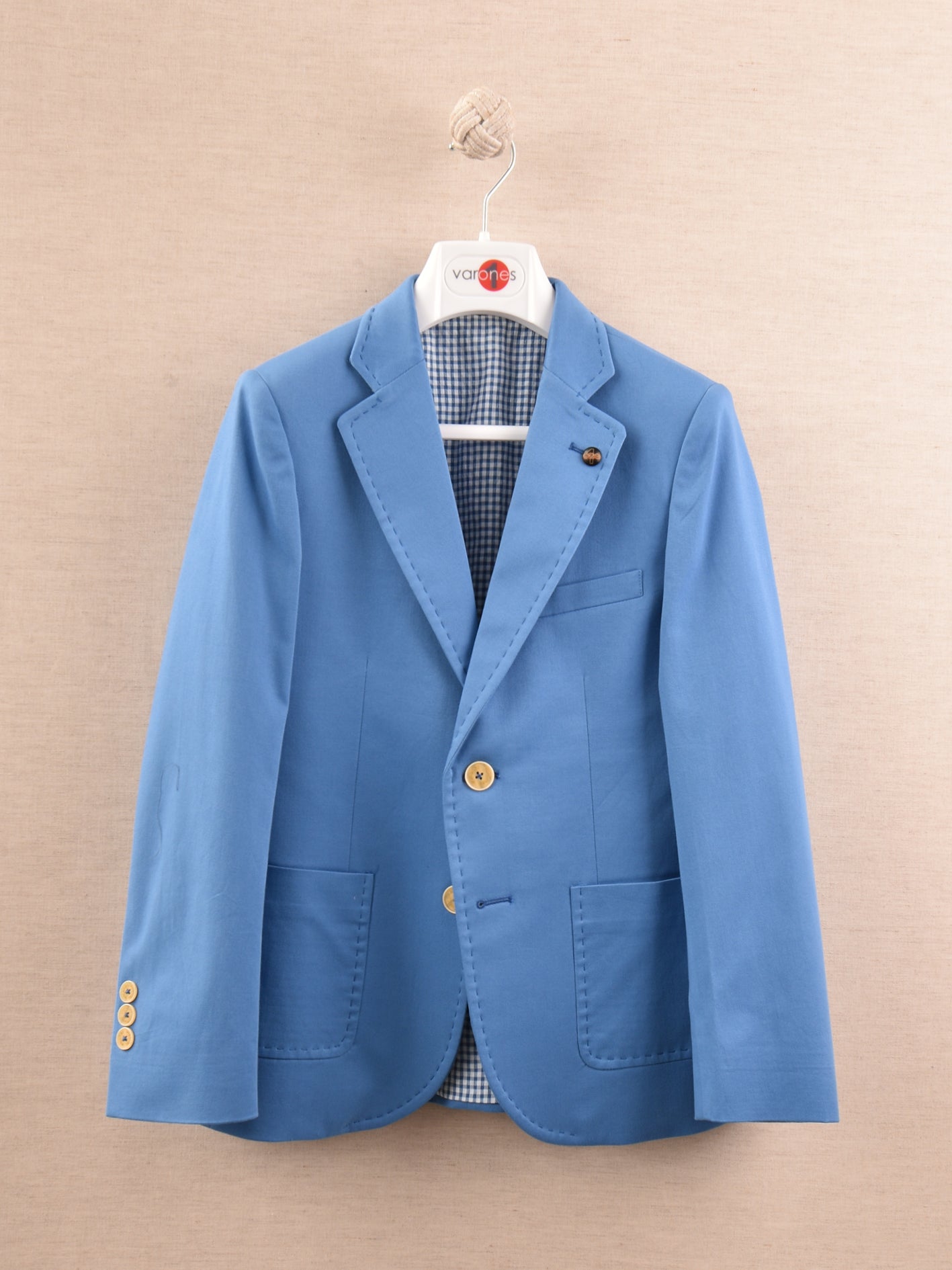 One Varones Deep Blue Blazer:-10-04075 70