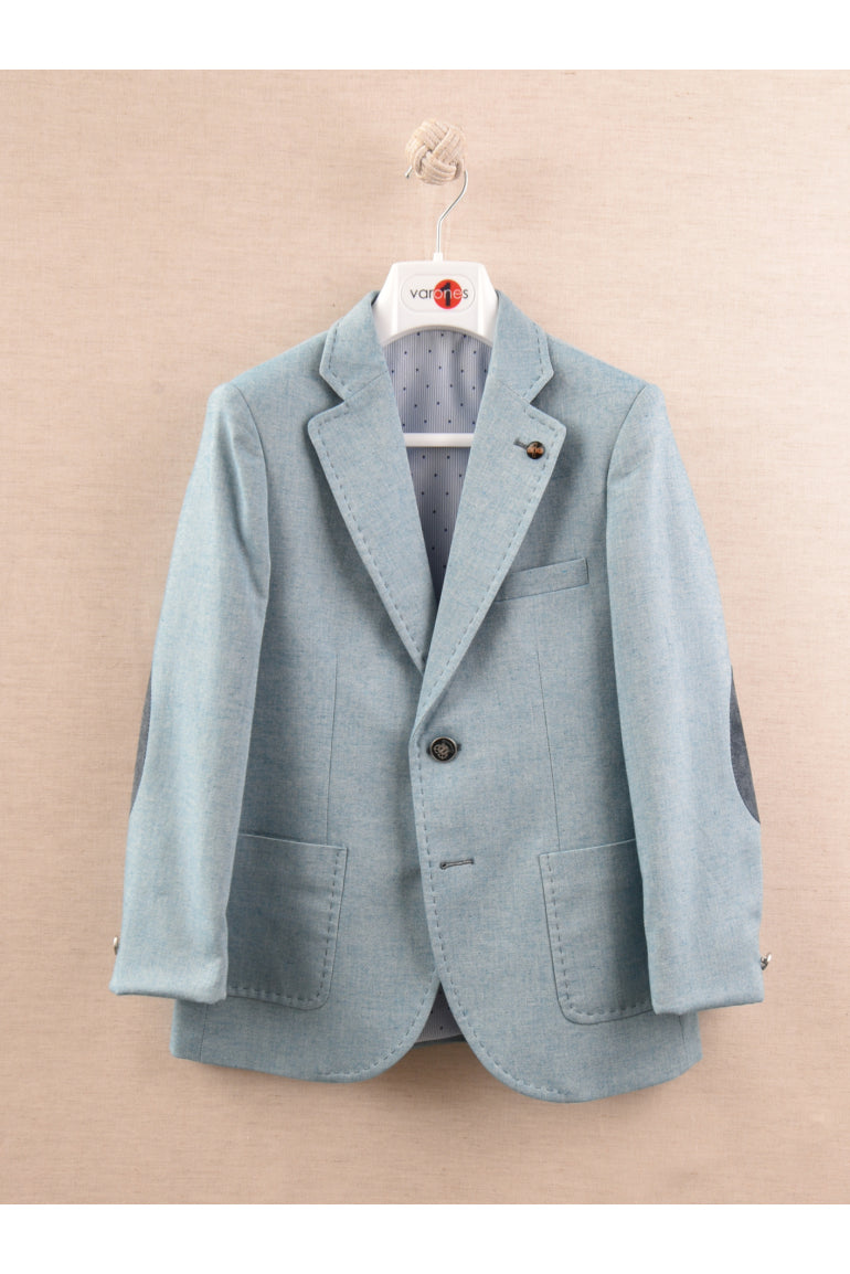 SALE One Varones Boys Aqua Blazer:- 10-04077 74 Age 5 & 6