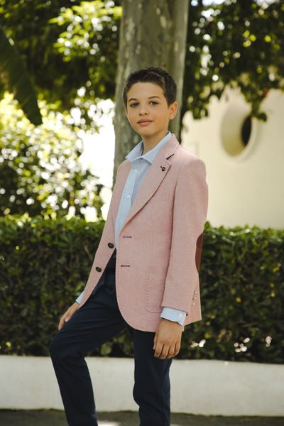 SALE One Varones Boys Salmon Blazer:- 10-04077 12 Age 7