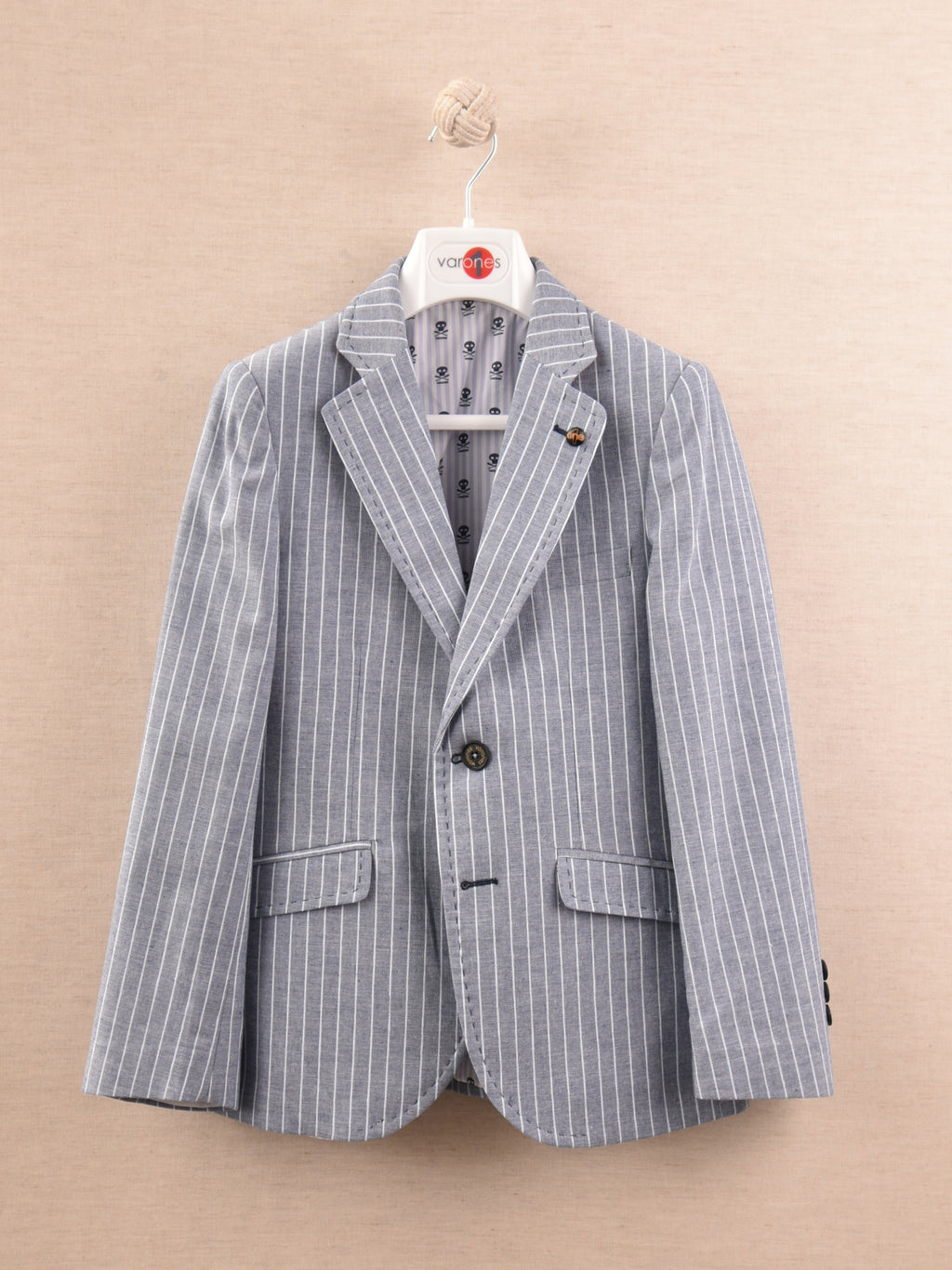 SALE One Varones Boys Blue Stripe Blazer:-10-04078 78 Age 5, 6, 7, 8, 9 & 10