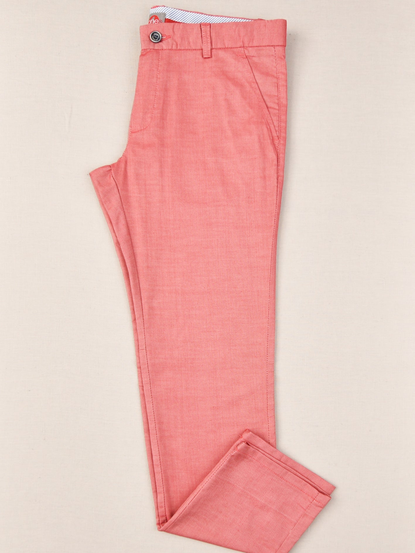 SALE One Varones Boys Red Chino Trousers:-10-05047 40