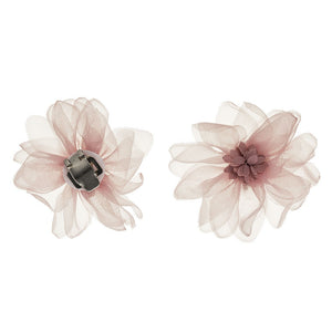 KINDLE Pack Of 2 Shoe Clips With Flower:- Pink