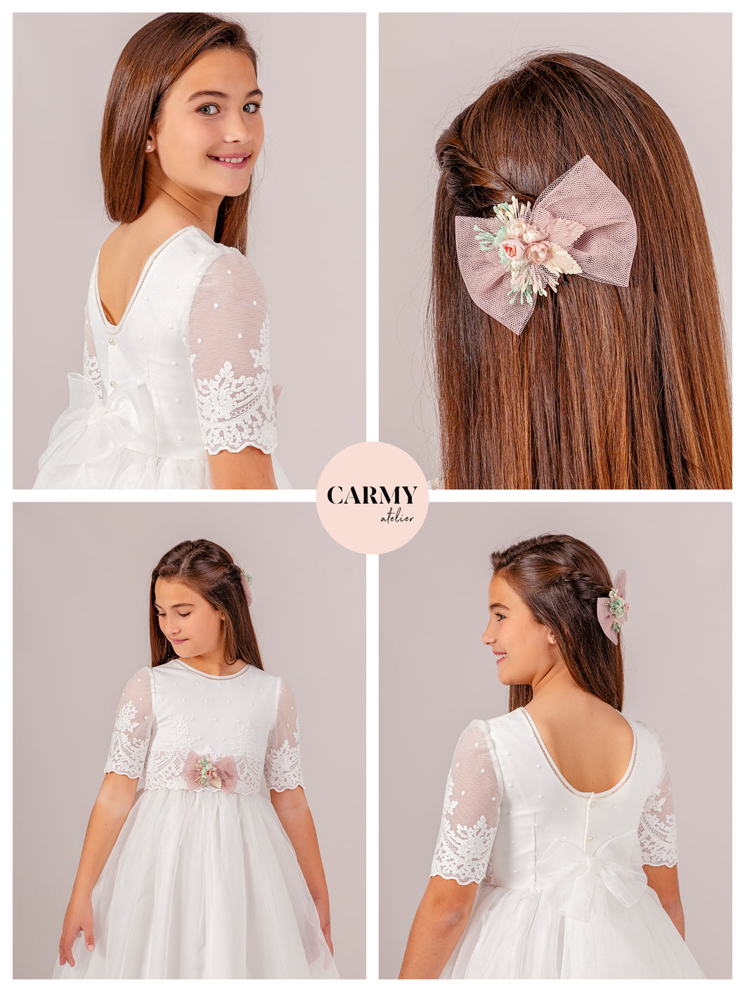 Carmy Girls Holy Communion Hair Accessory:- CT3112
