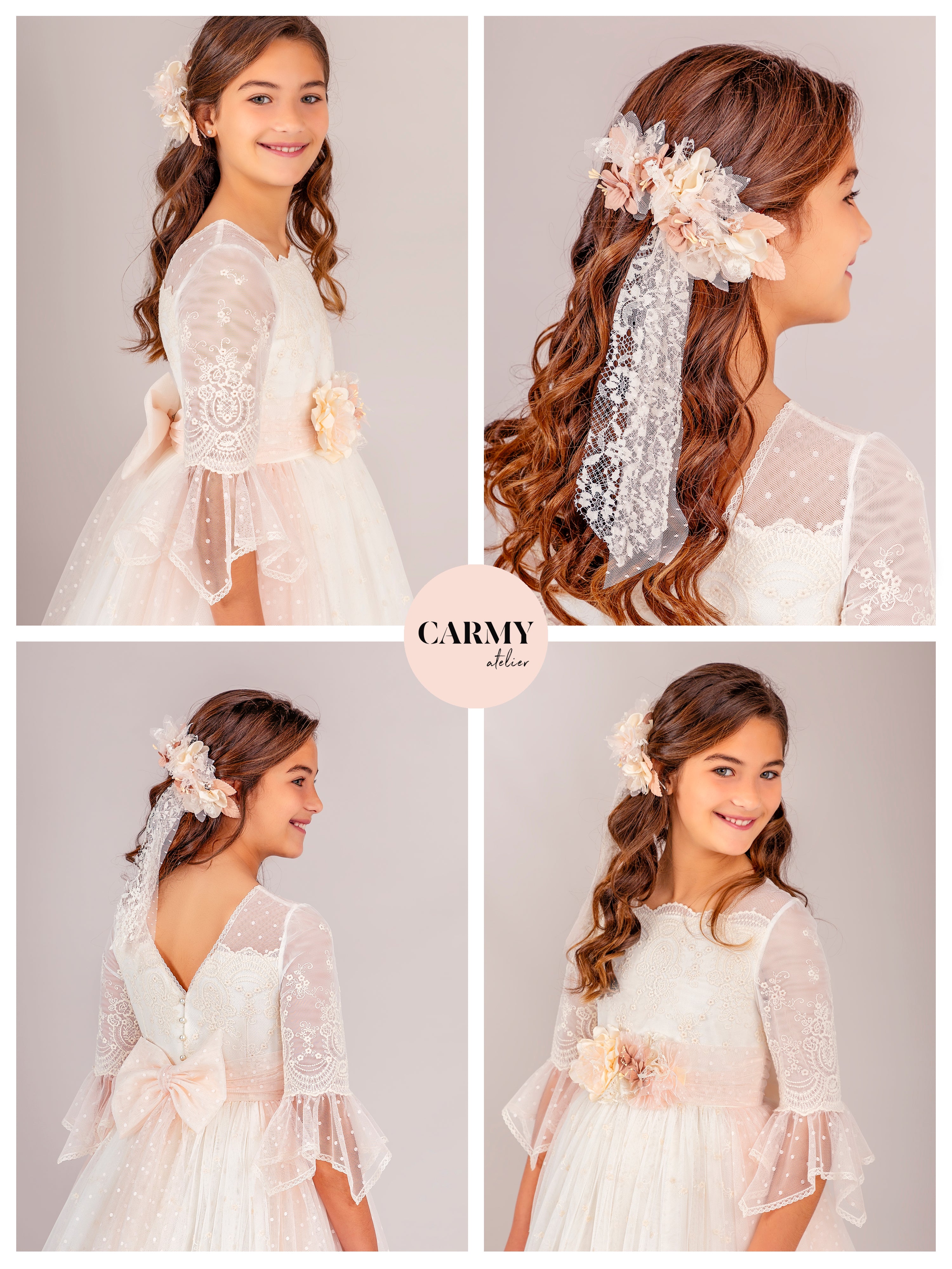 Carmy Girls Holy Communion Hair Accessory:- CC3619