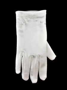 Little People Girls White Communion Gloves LP767