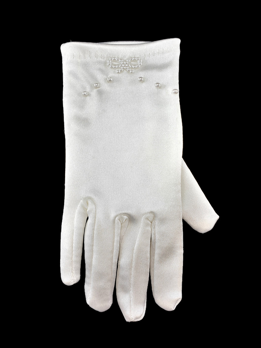 Little People Girls White Communion Gloves LP767