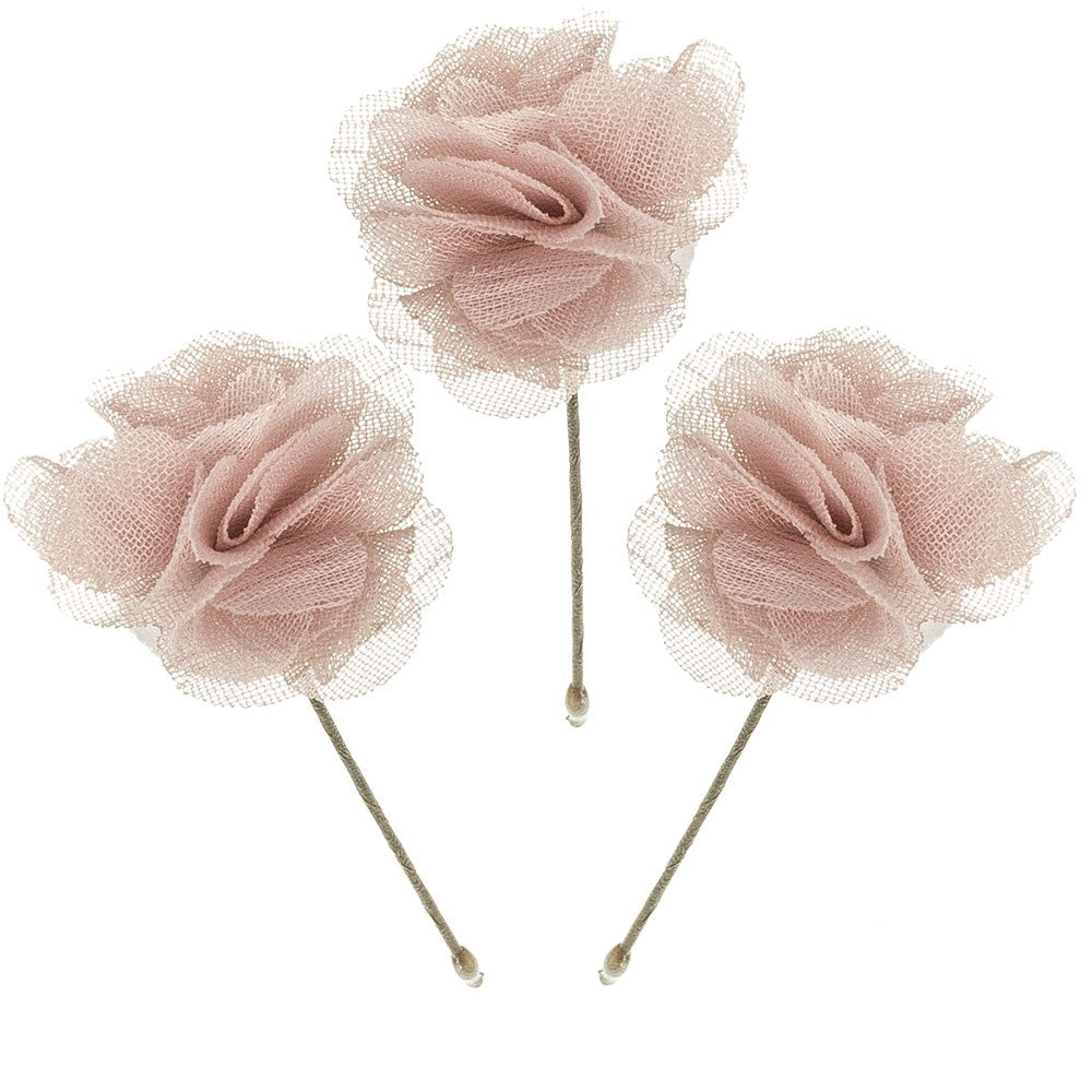 KINDLE Pack Of 3 Little Floral Sticks:- Pink