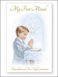 Boys Small First Holy Communion Missal Hardback