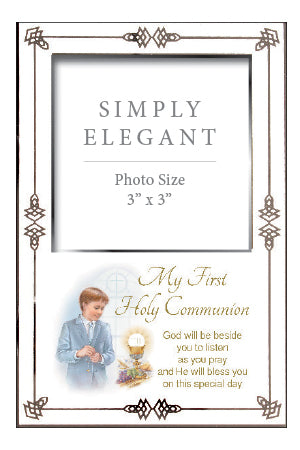 Boys First Holy Communion Photo Frame