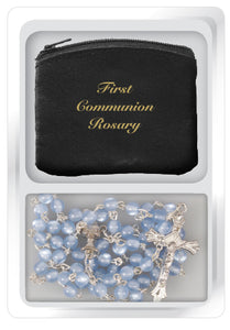 Boys First Holy Communion Rosary & Purse