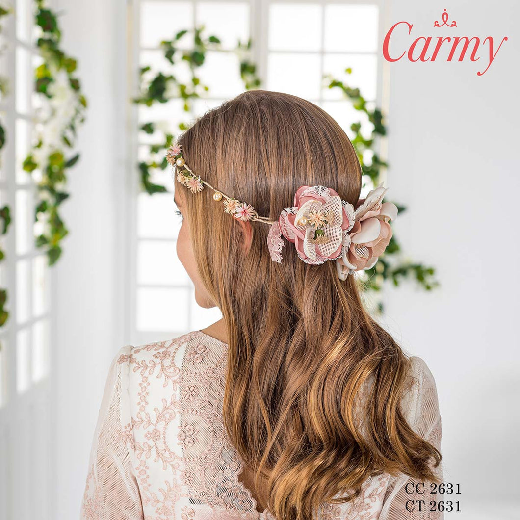 Carmy Girls Communion Head Piece:- CC2631