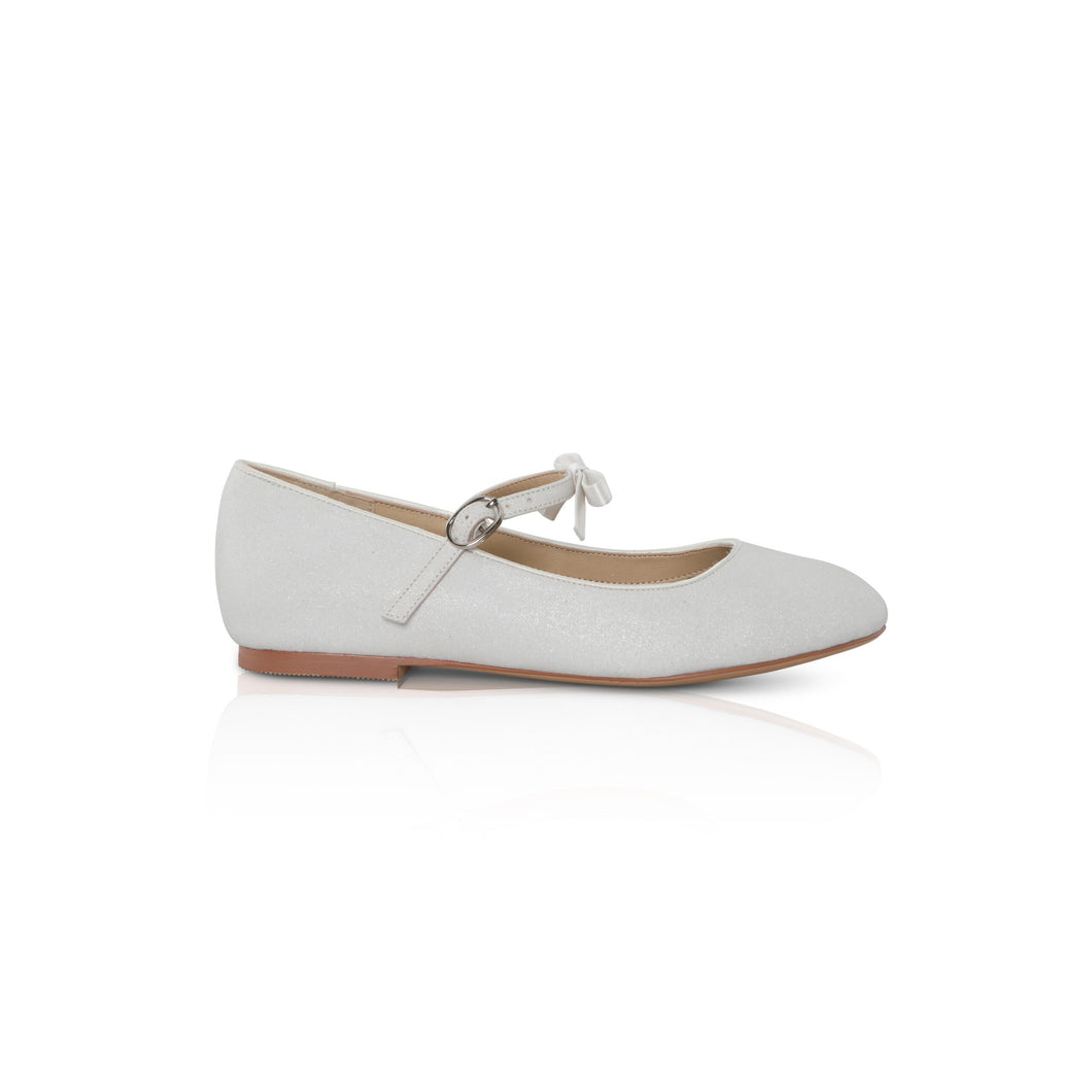 SALE Perfect Bridal White Communion Shoes:- Callie Pump