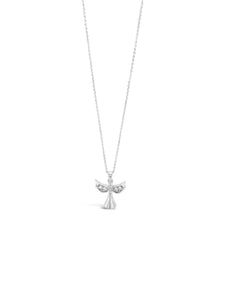 Absolute Jewellery Angel With Diamante Wings Necklace HCP204