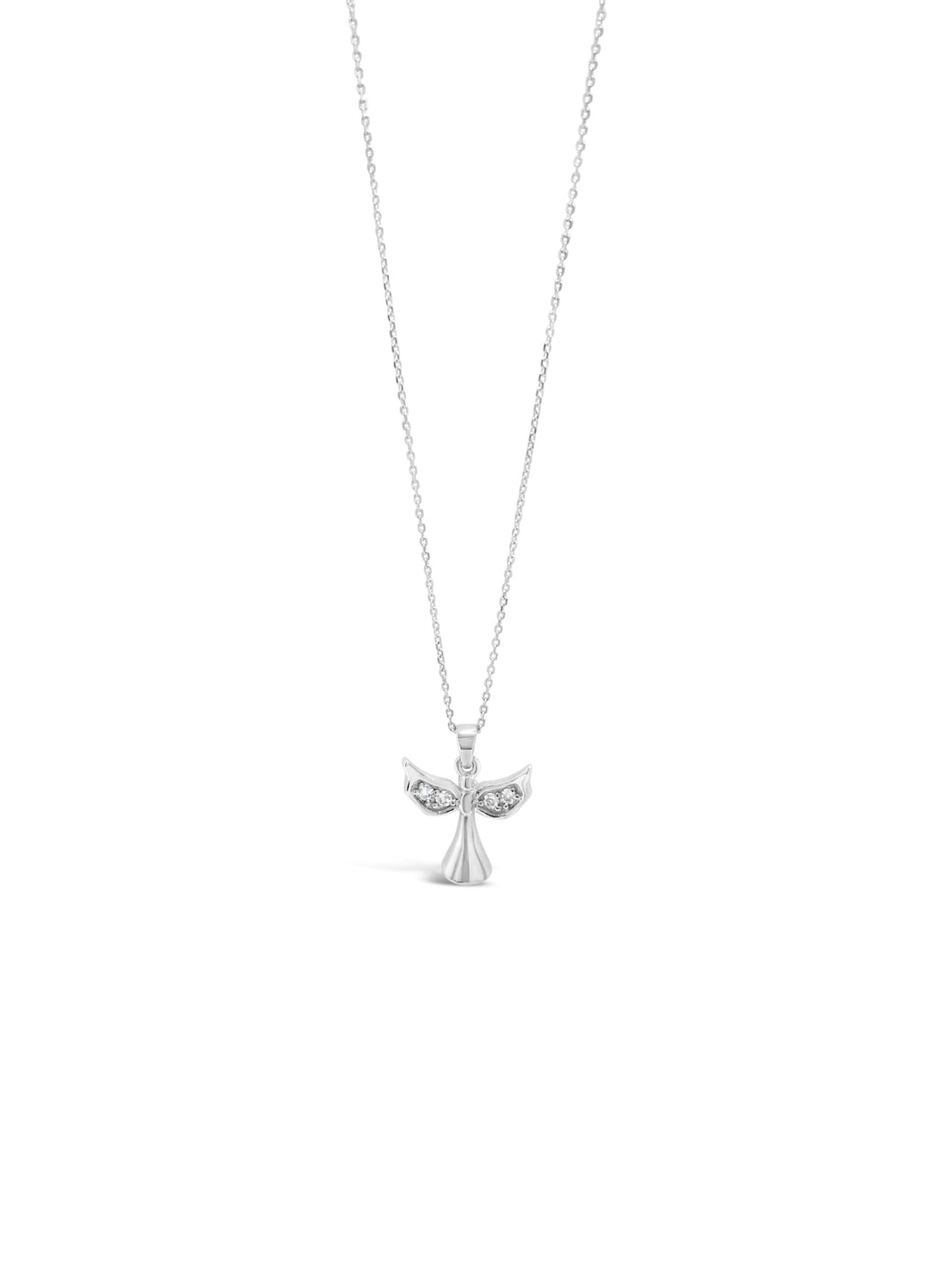 Absolute Jewellery Angel With Diamante Wings Necklace HCP204