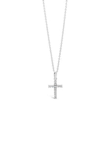 Absolute Jewellery Diamante Cross Necklace HCC109