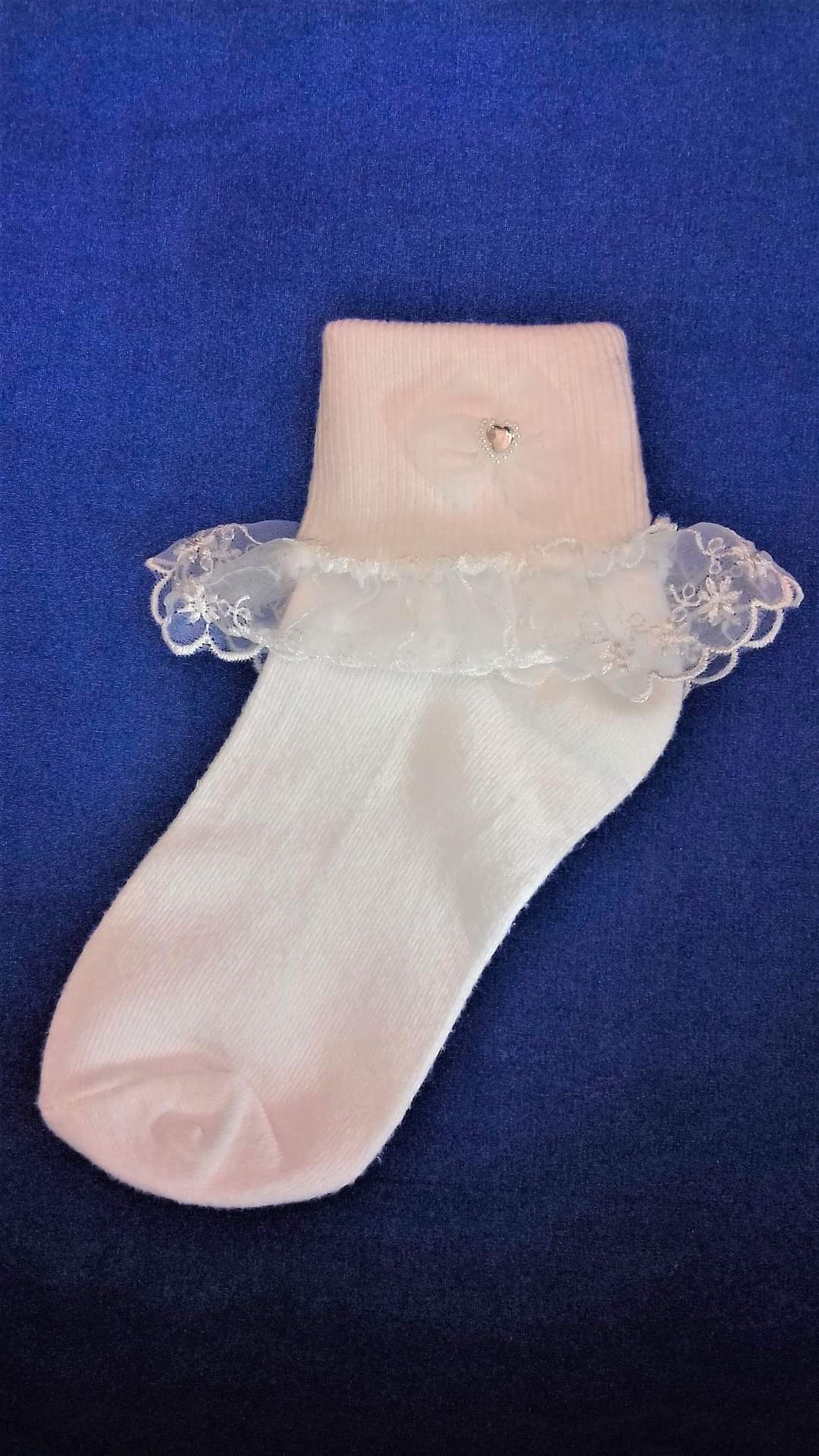 Celebrations Girls White Communion Socks:- CSK001