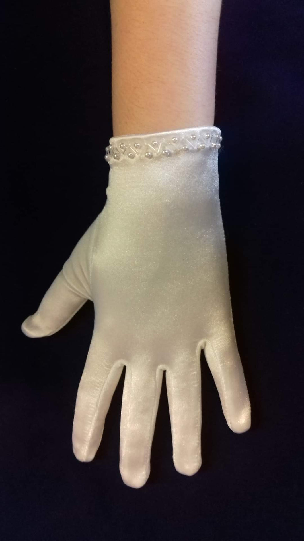 Celebrations Girls White Communion Gloves CG779