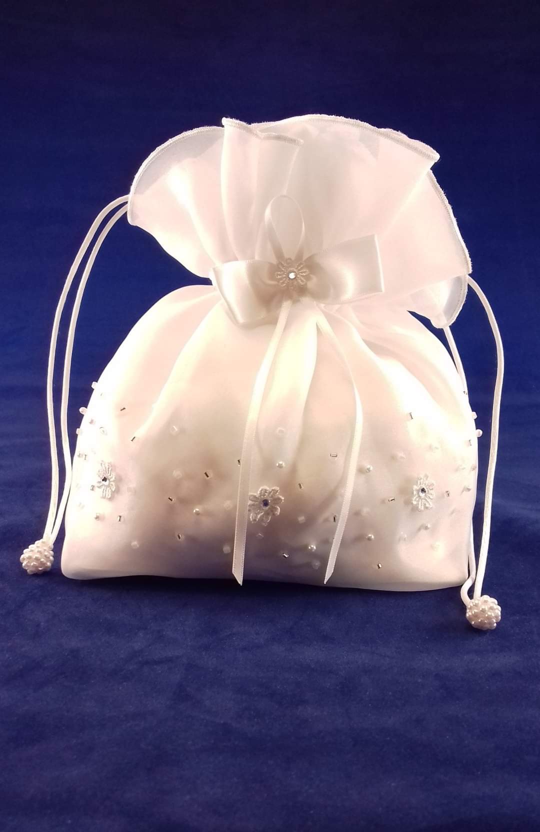 Celebrations Girls White Communion Bag CB028
