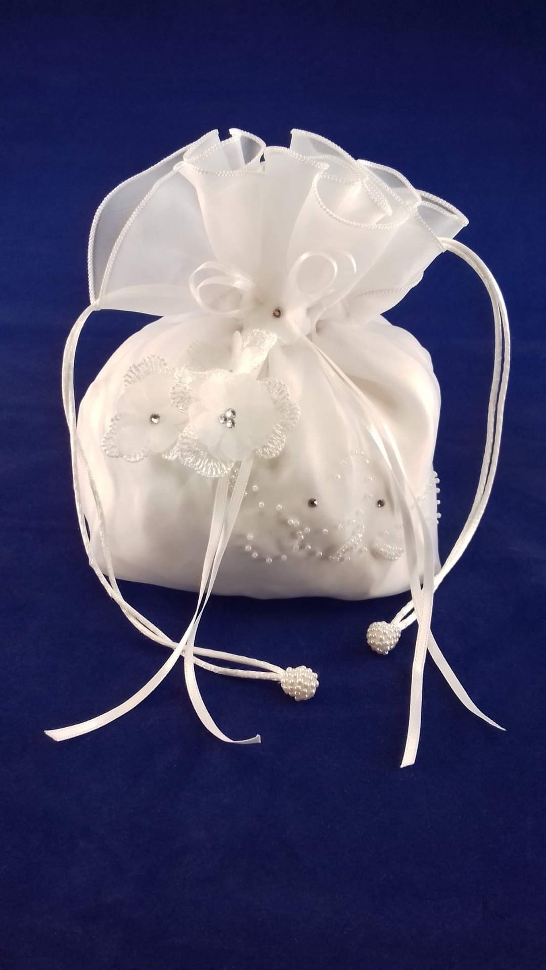 Celebrations Girls White Communion Bag CB064
