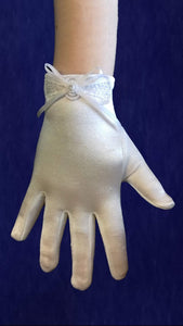 Celebrations Girls White Communion Gloves CG766