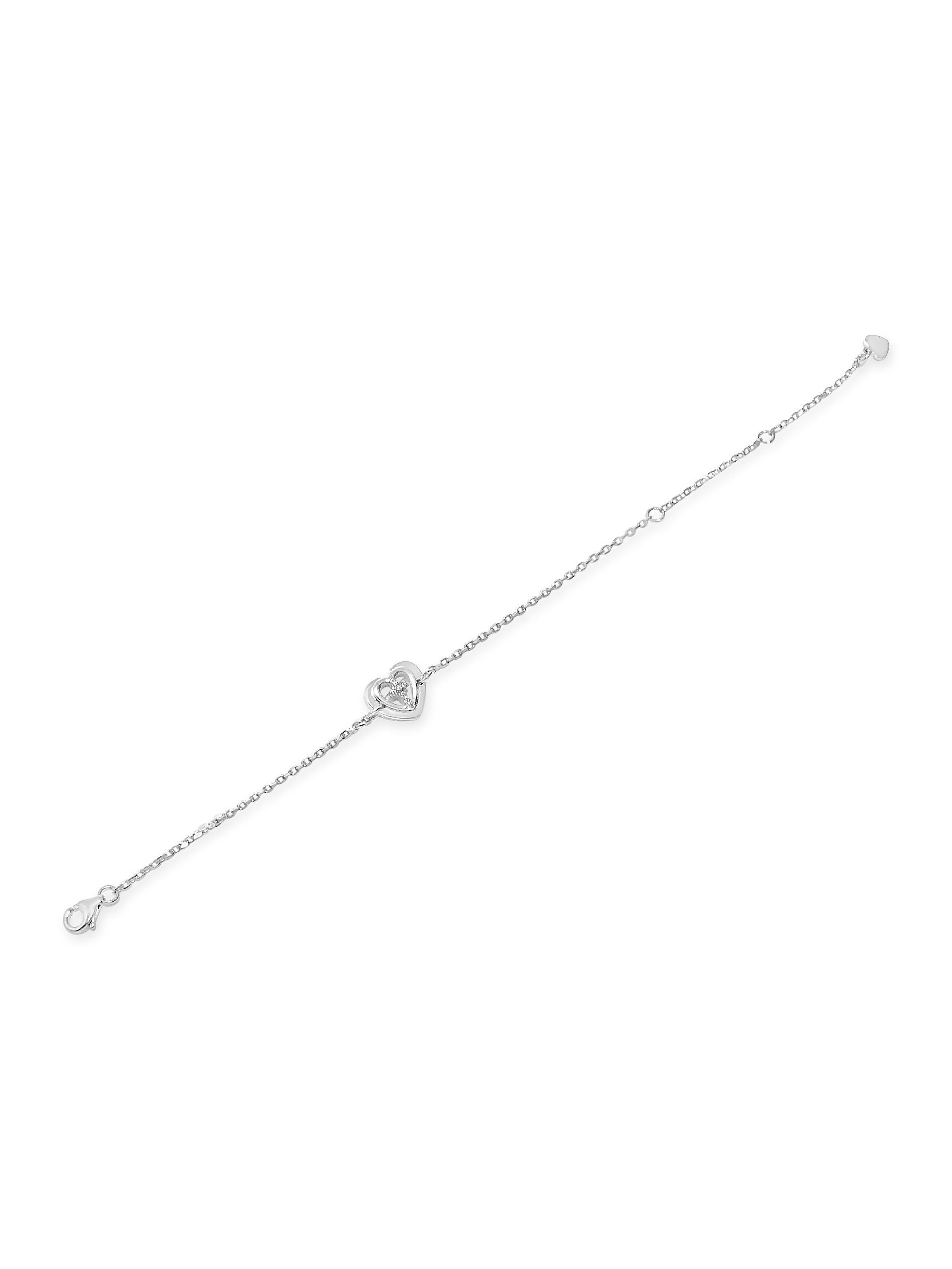 Absolute Jewellery Heart & Cross Bracelet HCB302