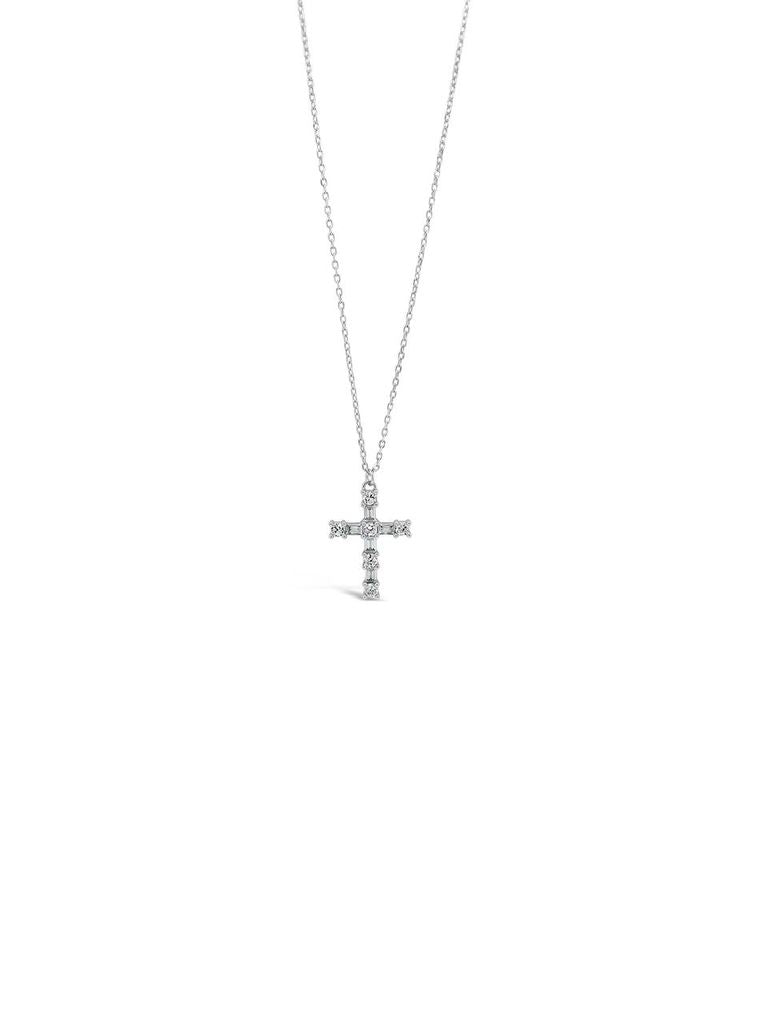 Absolute Jewellery Diamante Cross Necklace HCC114