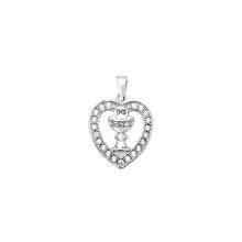Load image into Gallery viewer, KINDLE Girls Heart With Host Necklace:- HSP138A

