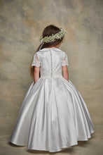 Load image into Gallery viewer, SALE COMMUNION DRESS Isabella Girls White Communion Dress:- IS23444 AGE 7 &amp; 8
