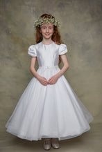 Load image into Gallery viewer, Isabella Girls White Communion Dress:- IS23451
