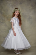 Load image into Gallery viewer, SALE COMMUNION DRESS Isabella Girls White Communion Dress:- IS23478 AGE 6, 7 &amp; 8
