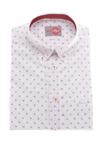 SALE One Varones Boys White Shirt With Spot Motif