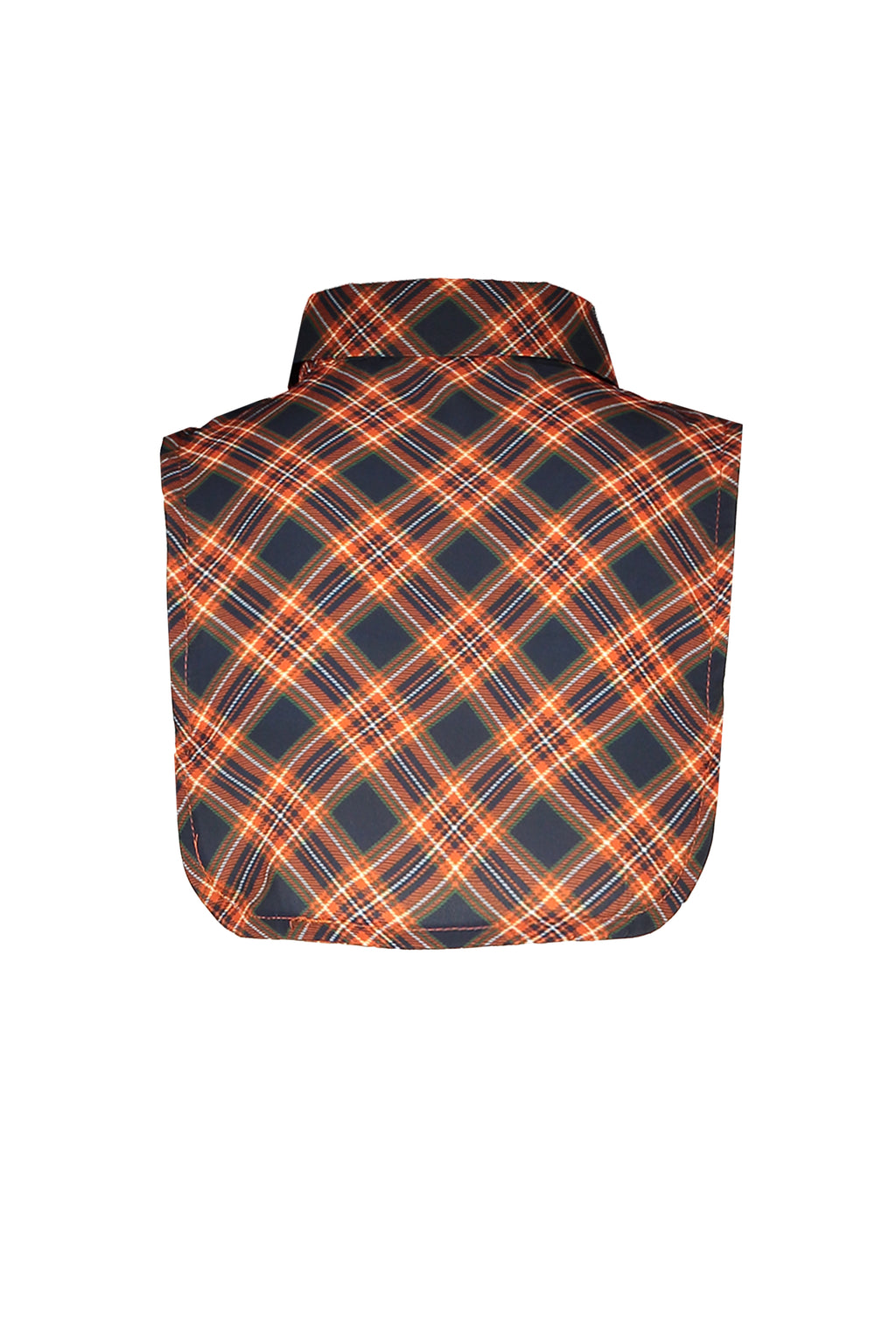 SUMMER SALE NONO Girls Orange Checked Collarette LAST ONE