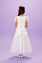 Load image into Gallery viewer, SALE Peridot Girls White Communion Dress:- Laura
