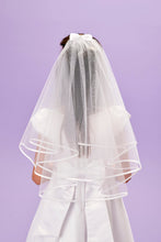 Load image into Gallery viewer, Peridot Girls White Holy Communion Veil:- Jacklyn
