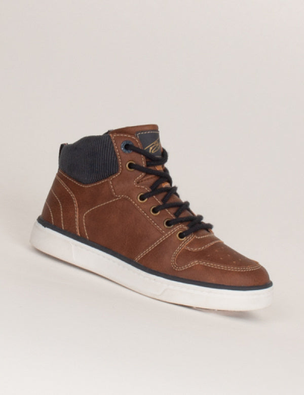 SALE Tommy Bowe Boys Parry Shoes:- Camel
