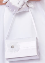 Load image into Gallery viewer, Peridot Girls White Communion Bag:- Eva
