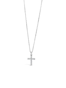 Absolute Jewellery Diamante Cross Necklace HCC102