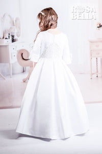 SALE COMMUNION DRESS Rosa Bella By Sweetie Pie Girls White Communion Dress:- RB628 AGE 8