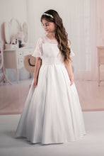Load image into Gallery viewer, SALE COMMUNION DRESS Rosa Bella By Sweetie Pie Girls White Communion Dress:- RB635 AGE 7
