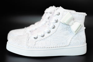 Sweeties By Sweetie Pie Girls White Sneaker Shoes:- Raya Flats